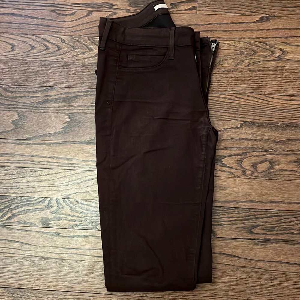 Vince dark olive jean legging.